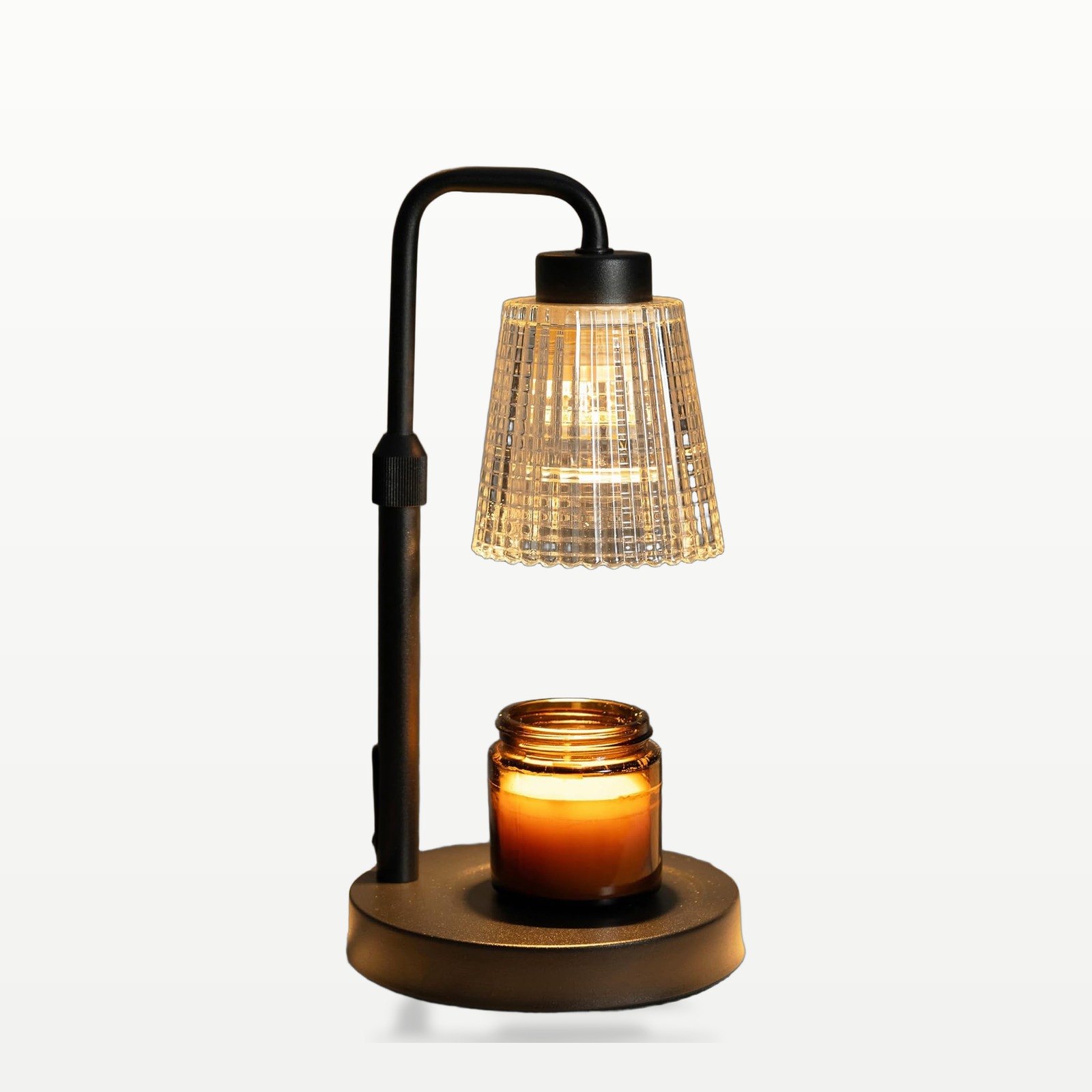 GODONLIF Candle Warmer Lamp with Timer, Dimmable Wax Melt Warmer with 2 Bulbs (B