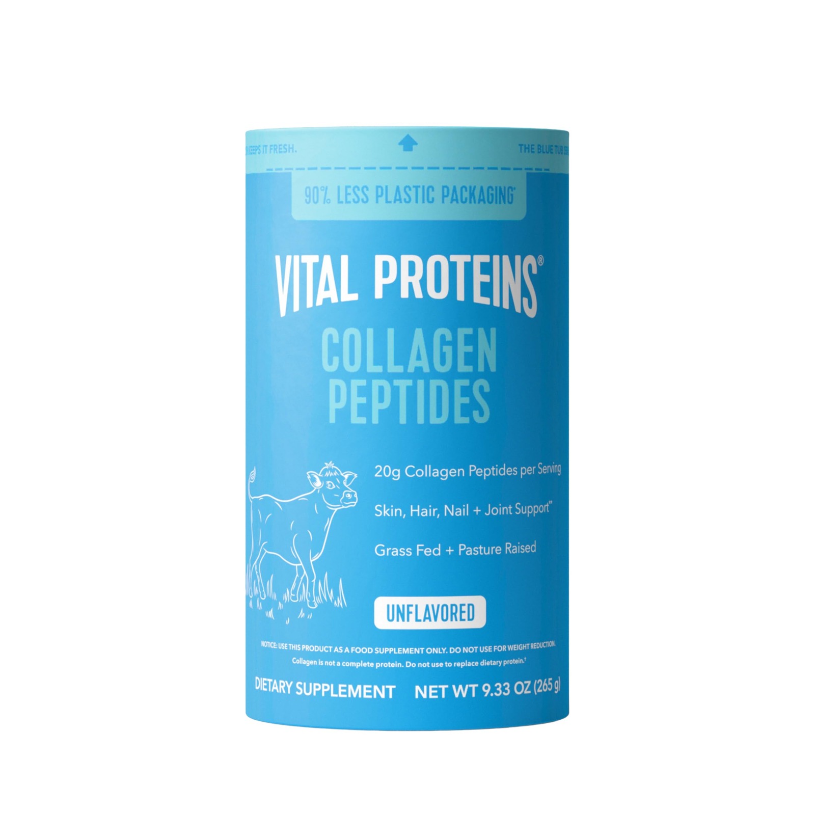 Vital Proteins Collagen Peptides Powder, Unflavored, 9.33 oz