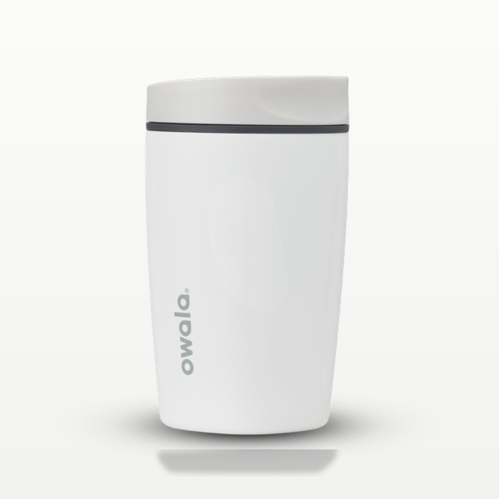 Owala SmoothSip Slider Insulated Coffee Tumbler, 12 oz, Vanilla Bean