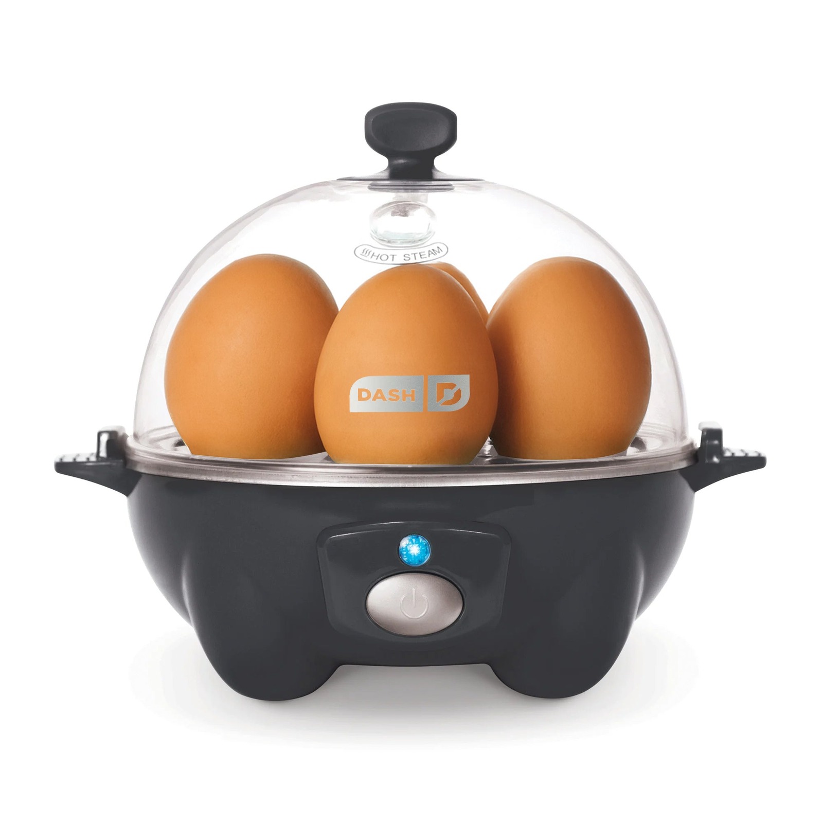 Dash Rapid Egg Cooker, 7 Hard Boiled Eggs, Black