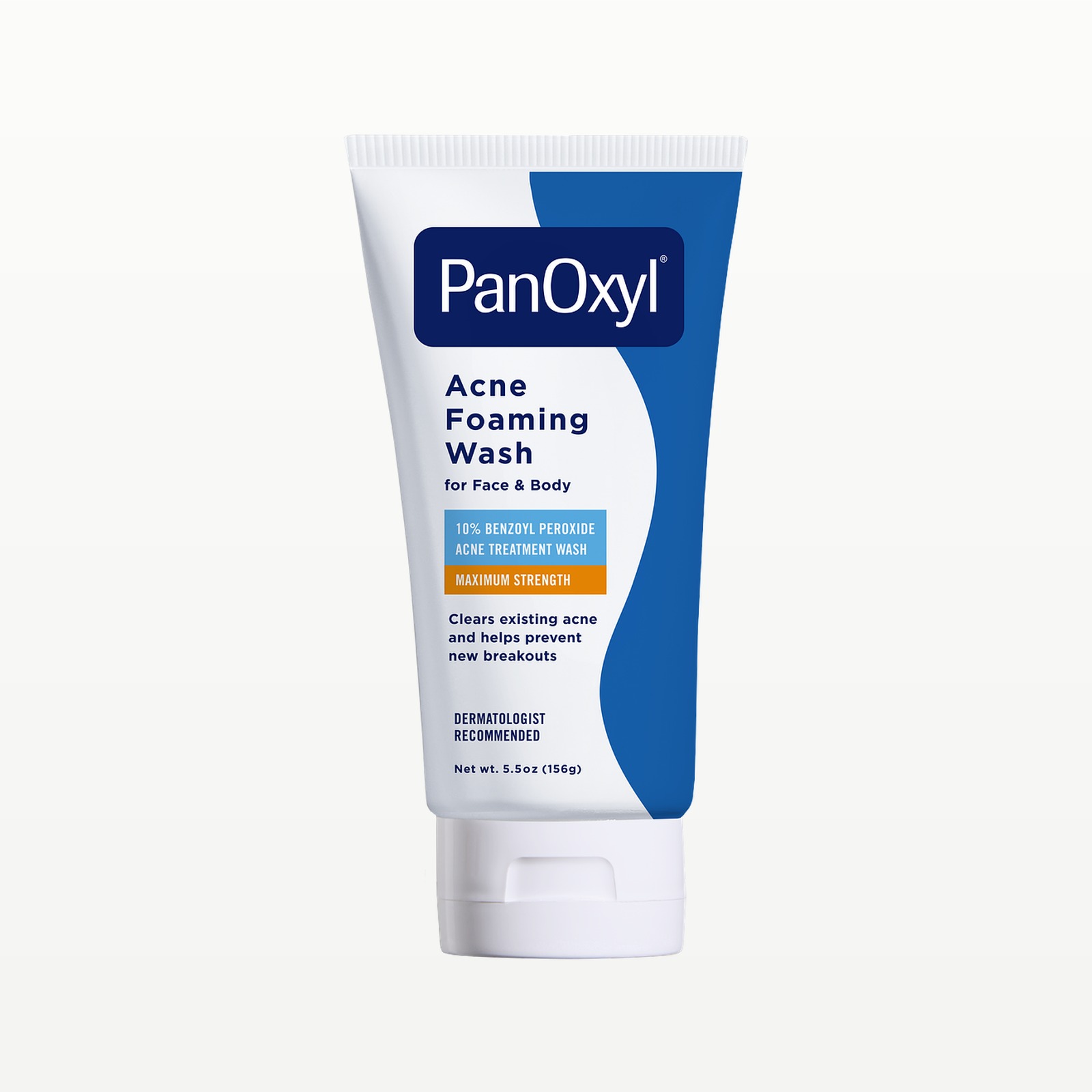 PanOxyl 10% Benzoyl Peroxide Acne Foaming Wash, 5.5 oz