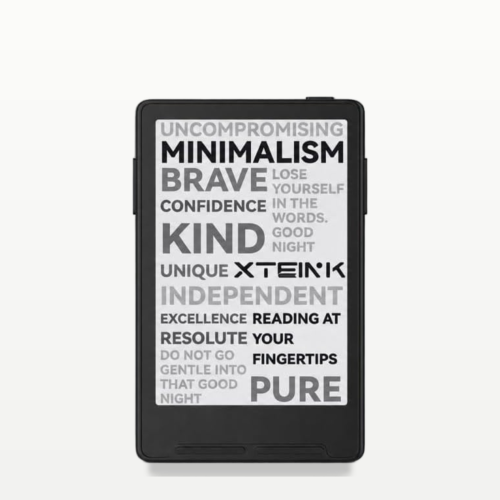 XTEINK X3 3.7" Pocket E-Ink eBook Reader, Mist Gray, 16GB