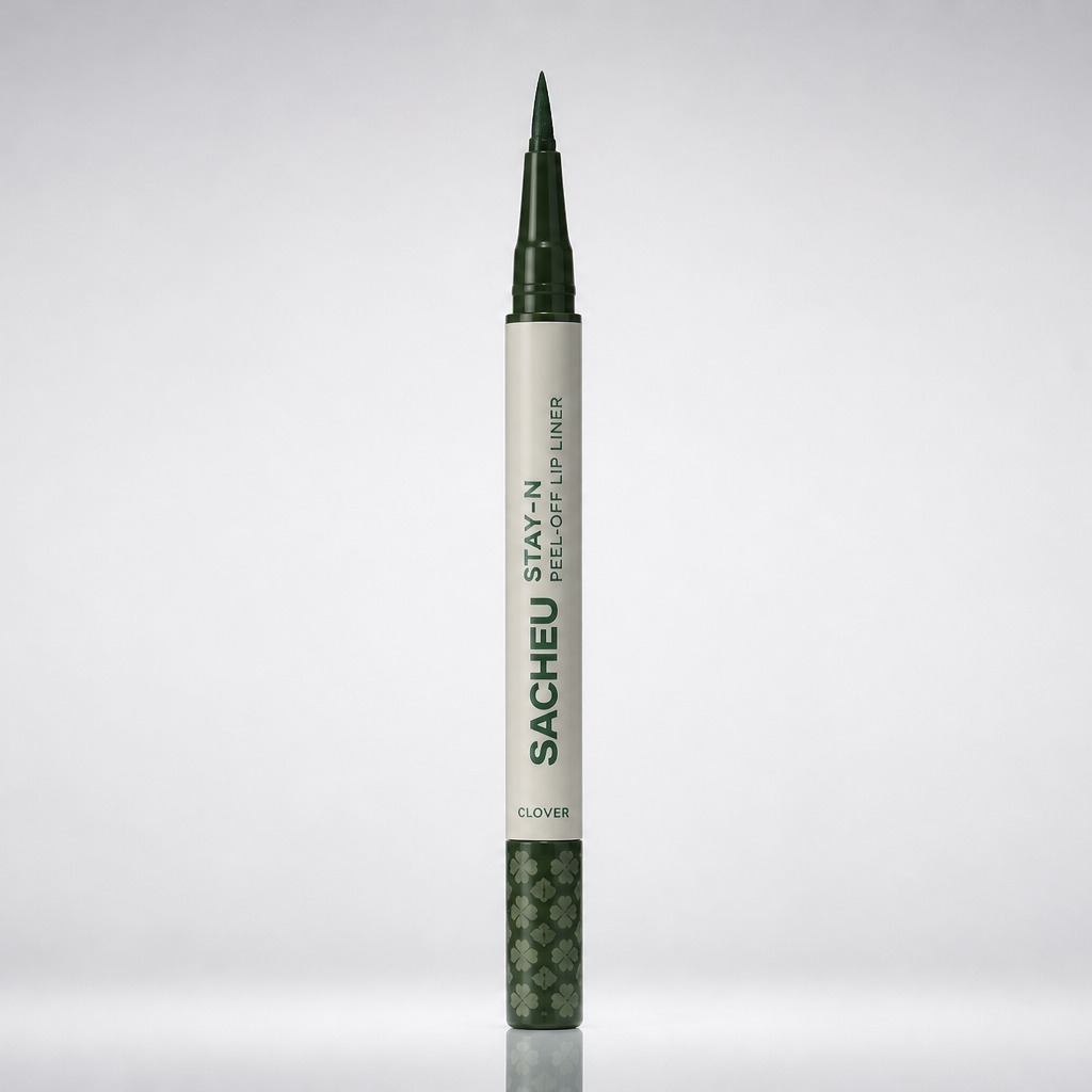 Sacheu Lip Liner STAY-N Peel Off Lip Stain, Longwear, cLOVER