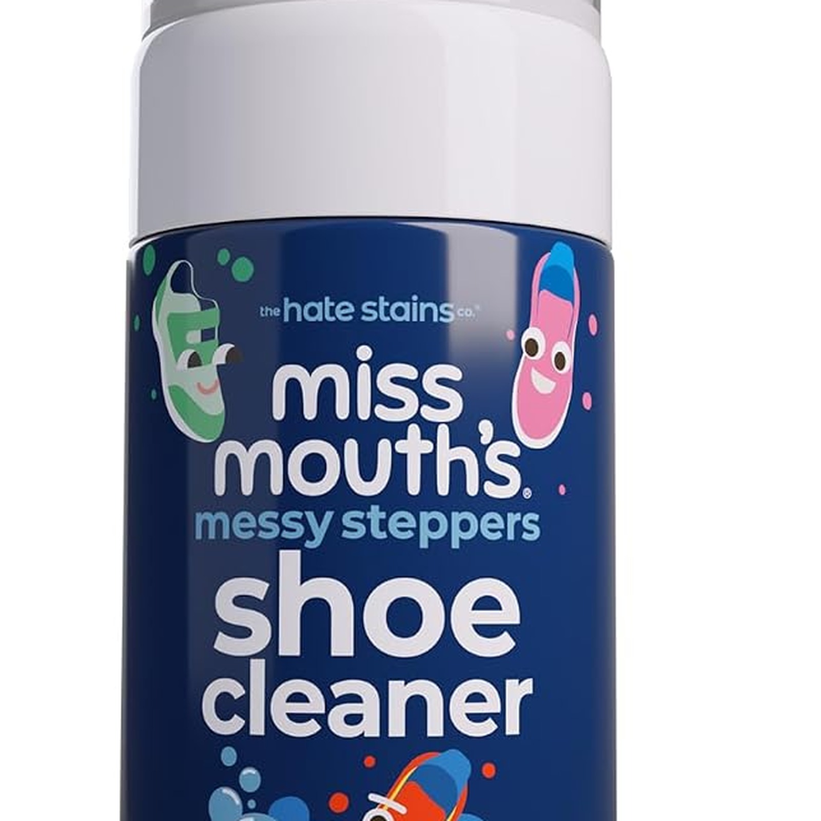 Miss Mouth's Messy Steppers Shoe Cleaner, 4 Oz Foaming Sneaker Cleaner